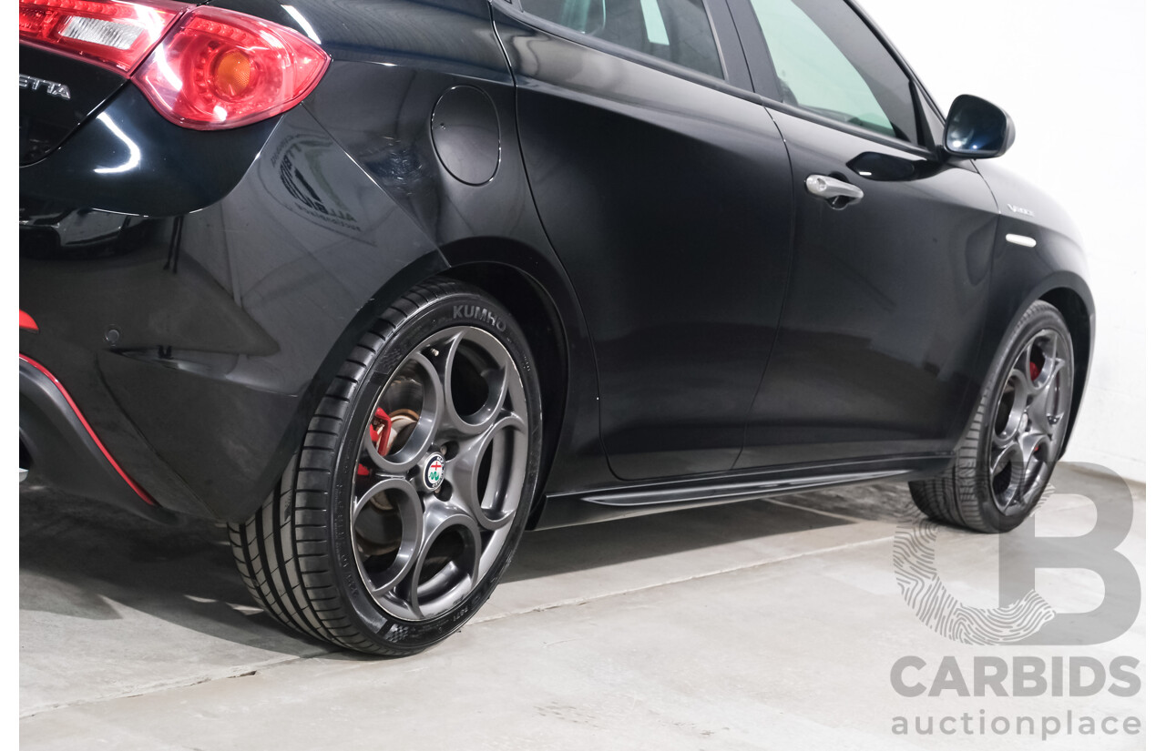 10/2017 Alfa Romeo Giulietta Veloce TCT (FWD) Series 2 5d Hatchback Alfa Black Turbo 1.7L