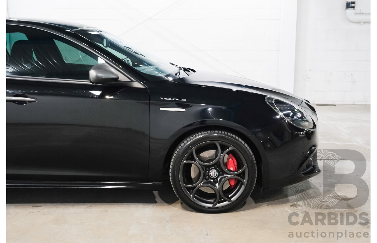 10/2017 Alfa Romeo Giulietta Veloce TCT (FWD) Series 2 5d Hatchback Alfa Black Turbo 1.7L