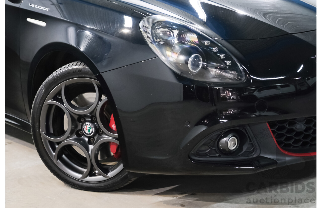 10/2017 Alfa Romeo Giulietta Veloce TCT (FWD) Series 2 5d Hatchback Alfa Black Turbo 1.7L