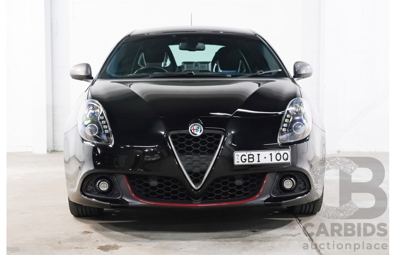 10/2017 Alfa Romeo Giulietta Veloce TCT (FWD) Series 2 5d Hatchback Alfa Black Turbo 1.7L