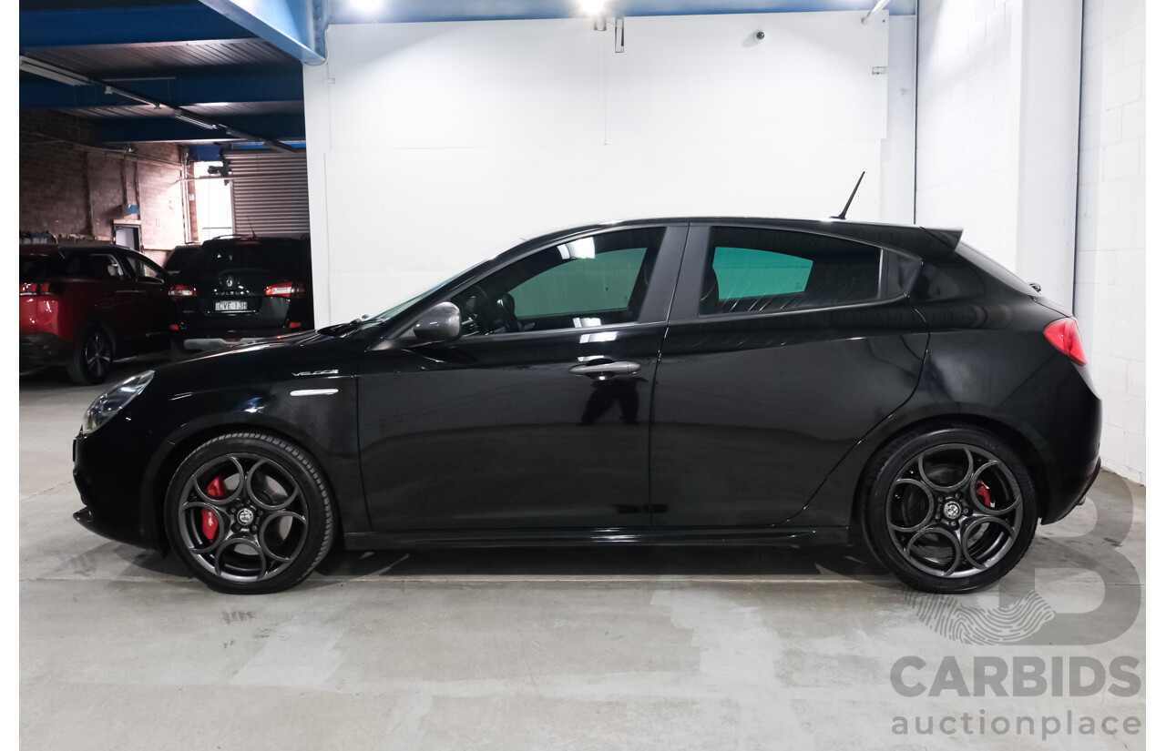 10/2017 Alfa Romeo Giulietta Veloce TCT (FWD) Series 2 5d Hatchback Alfa Black Turbo 1.7L