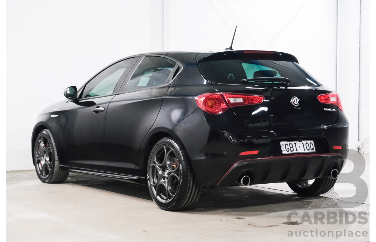 10/2017 Alfa Romeo Giulietta Veloce TCT (FWD) Series 2 5d Hatchback Alfa Black Turbo 1.7L