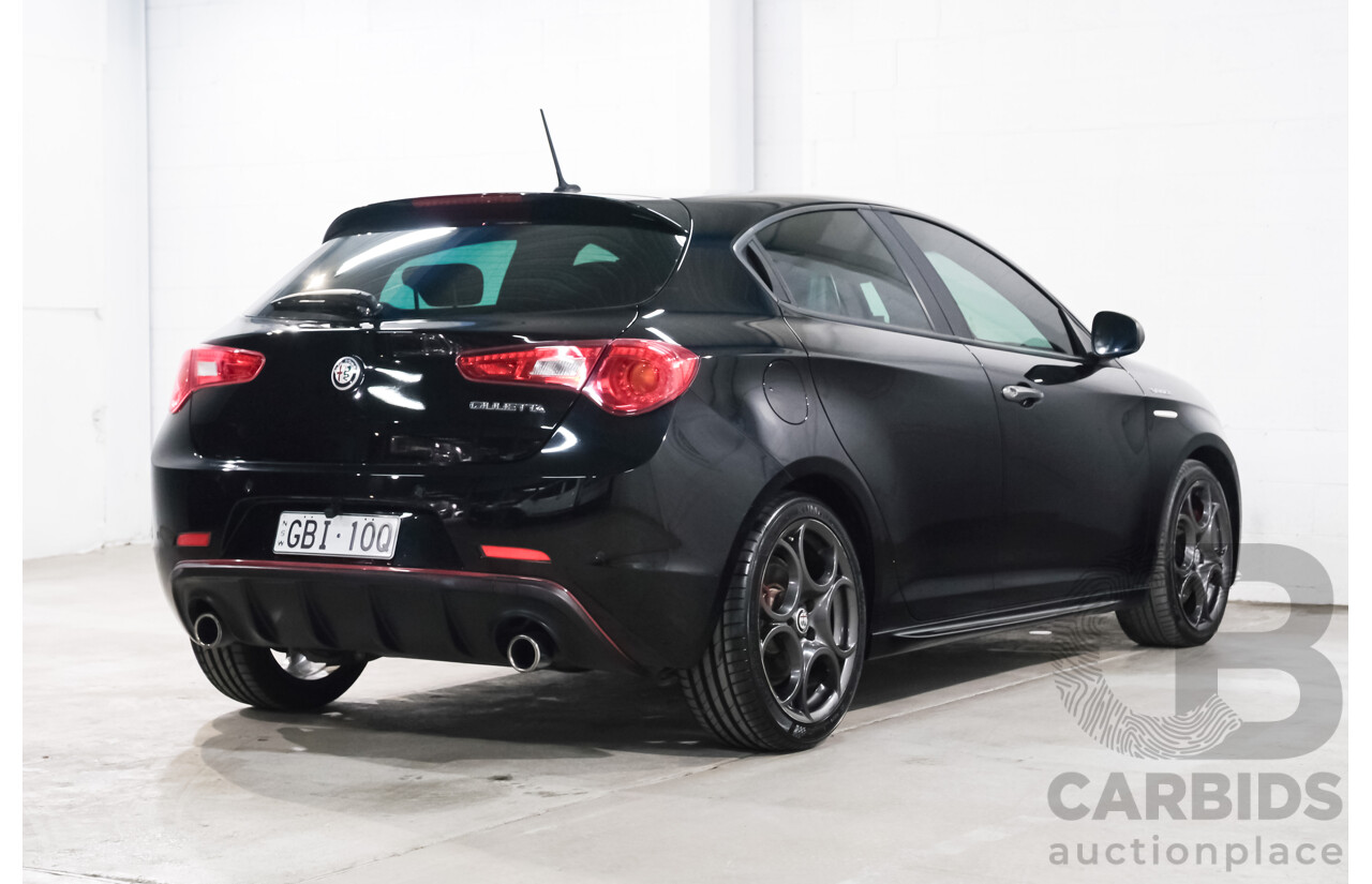 10/2017 Alfa Romeo Giulietta Veloce TCT (FWD) Series 2 5d Hatchback Alfa Black Turbo 1.7L