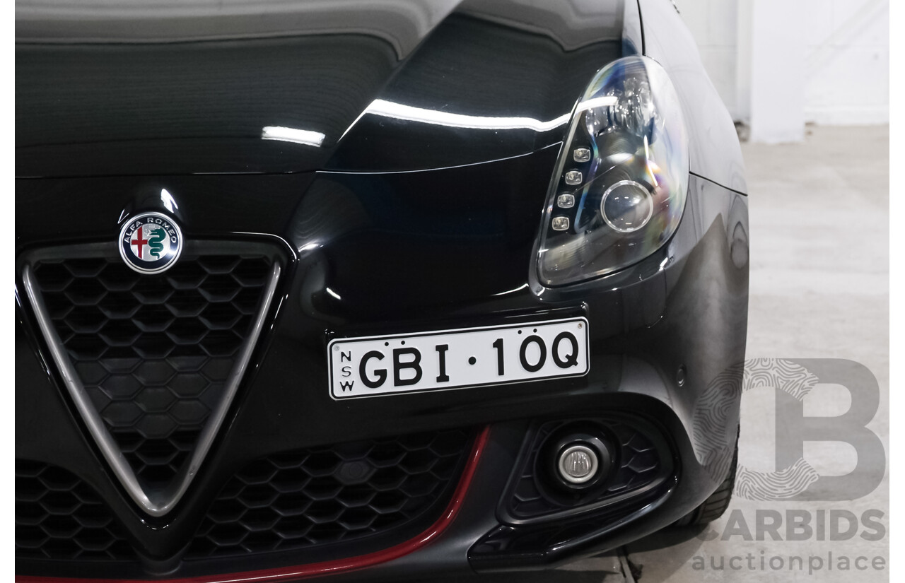 10/2017 Alfa Romeo Giulietta Veloce TCT (FWD) Series 2 5d Hatchback Alfa Black Turbo 1.7L