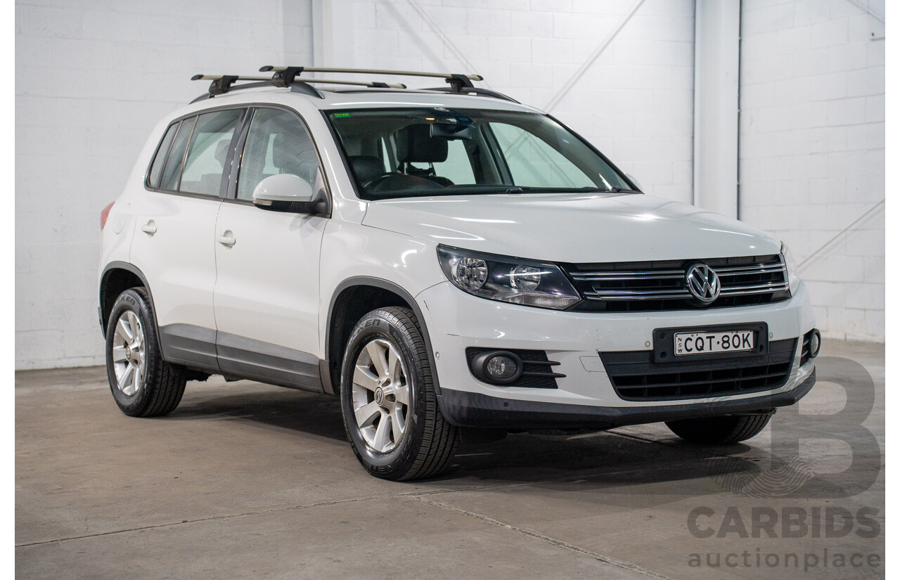 02/2014 Volkswagen Tiguan 103 TDI PACIFIC AWD 5NC MY14 4D Wagon Pure White Diesel Turbo 2.0L