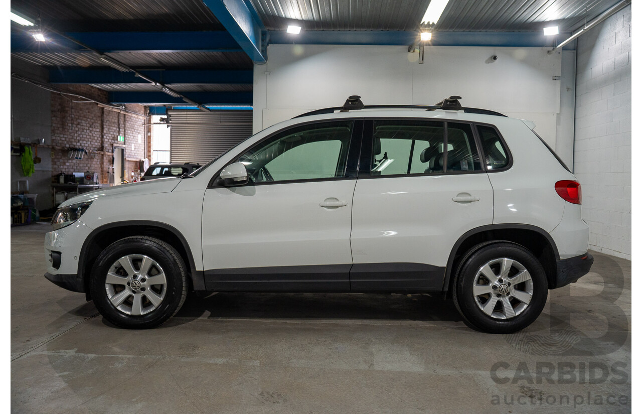 02/2014 Volkswagen Tiguan 103 TDI PACIFIC AWD 5NC MY14 4D Wagon Pure White Diesel Turbo 2.0L