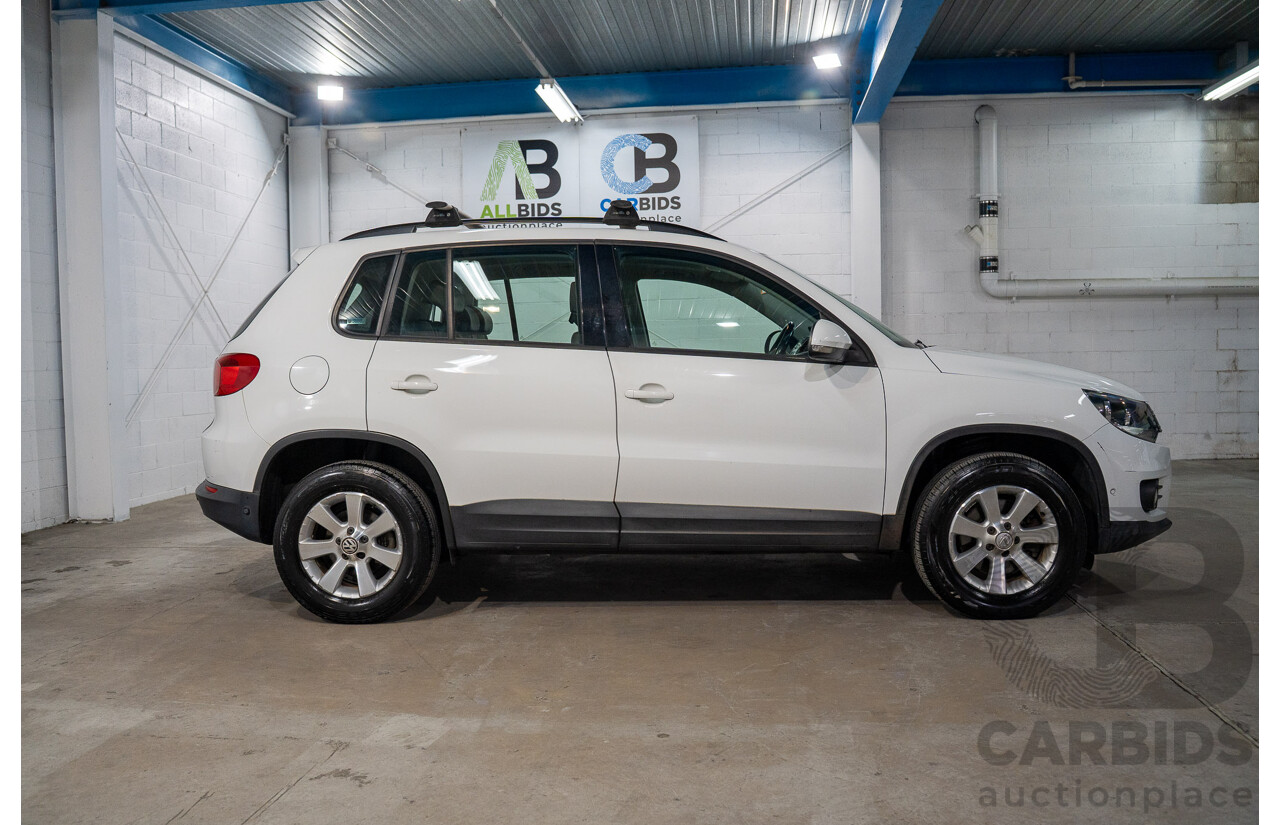 02/2014 Volkswagen Tiguan 103 TDI PACIFIC AWD 5NC MY14 4D Wagon Pure White Diesel Turbo 2.0L