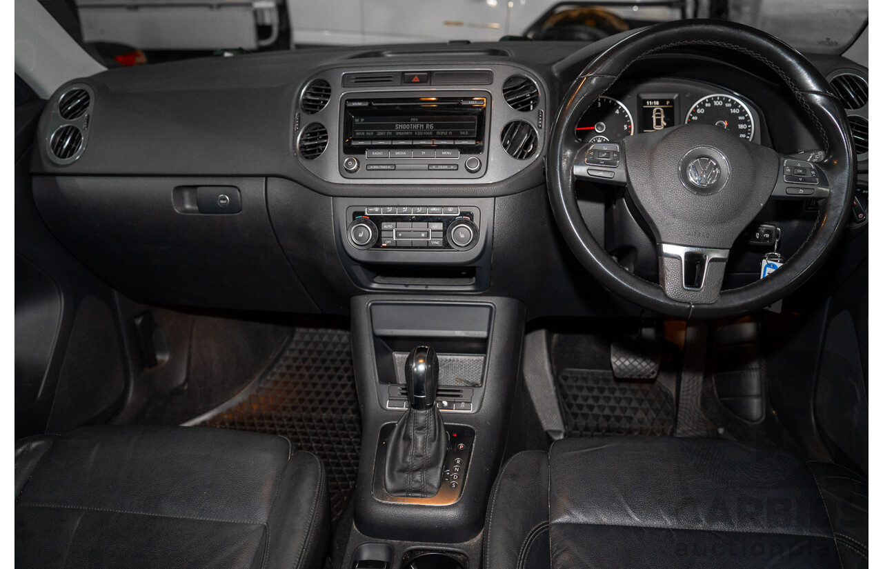 02/2014 Volkswagen Tiguan 103 TDI PACIFIC AWD 5NC MY14 4D Wagon Pure White Diesel Turbo 2.0L