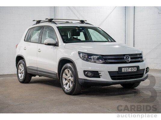 02/2014 Volkswagen Tiguan 103 TDI PACIFIC AWD 5NC MY14 4D Wagon Pure White Diesel Turbo 2.0L