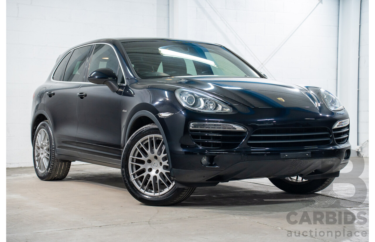 07/2011 Porsche Cayenne DIESEL AWD SERIES 2 4D Wagon Jet Black Metallic Diesel Turbo 3.0L
