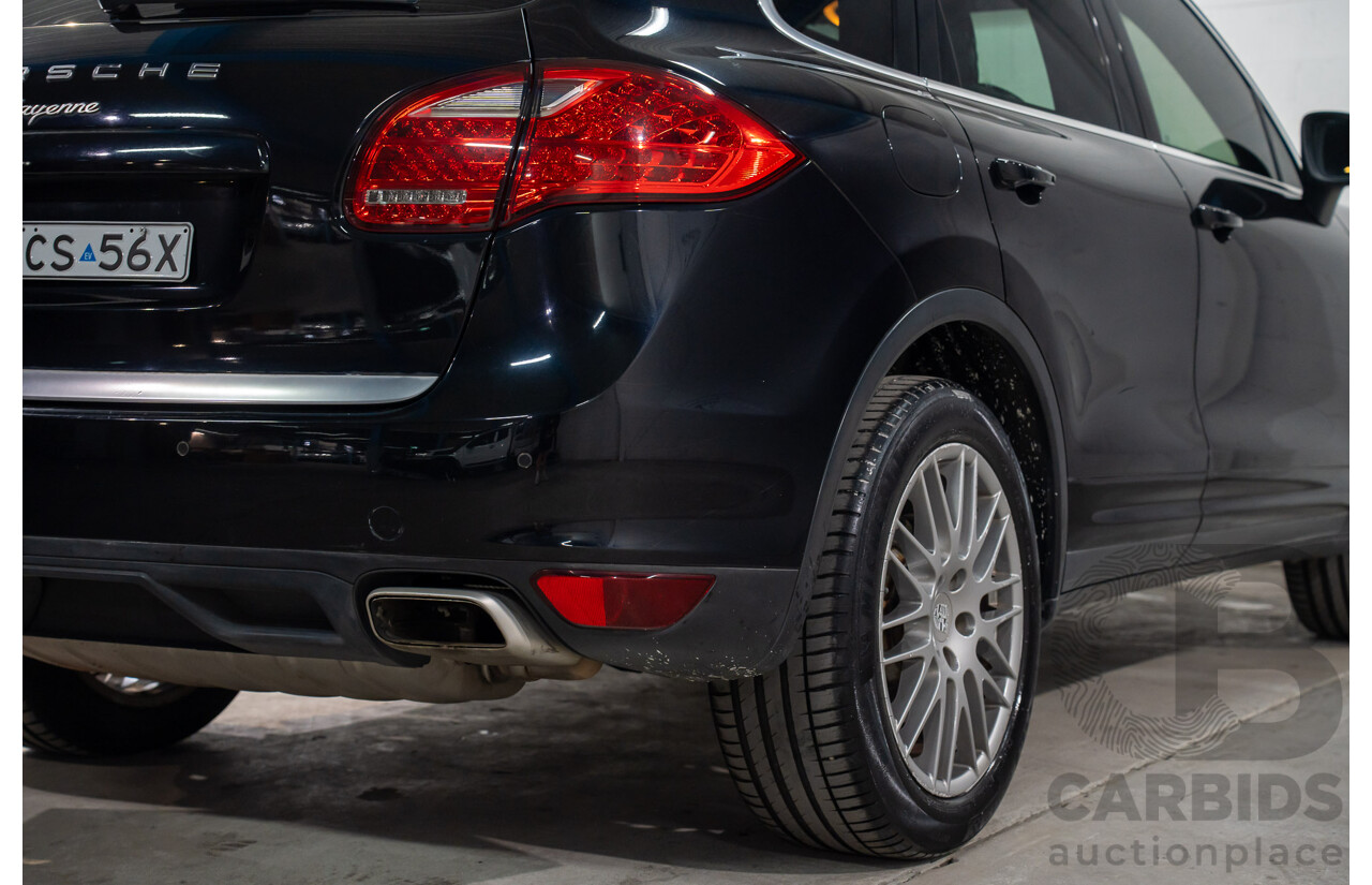 07/2011 Porsche Cayenne DIESEL AWD SERIES 2 4D Wagon Jet Black Metallic Diesel Turbo 3.0L