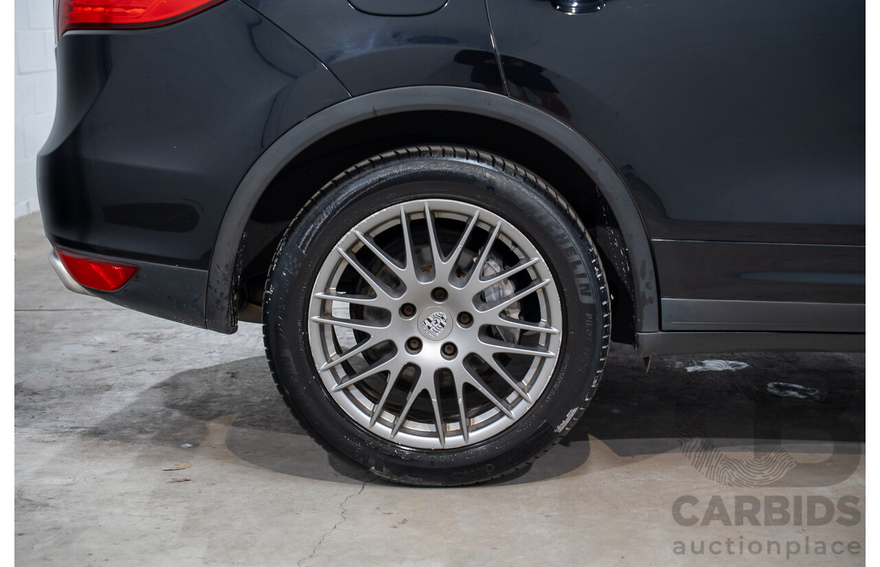 07/2011 Porsche Cayenne DIESEL AWD SERIES 2 4D Wagon Jet Black Metallic Diesel Turbo 3.0L