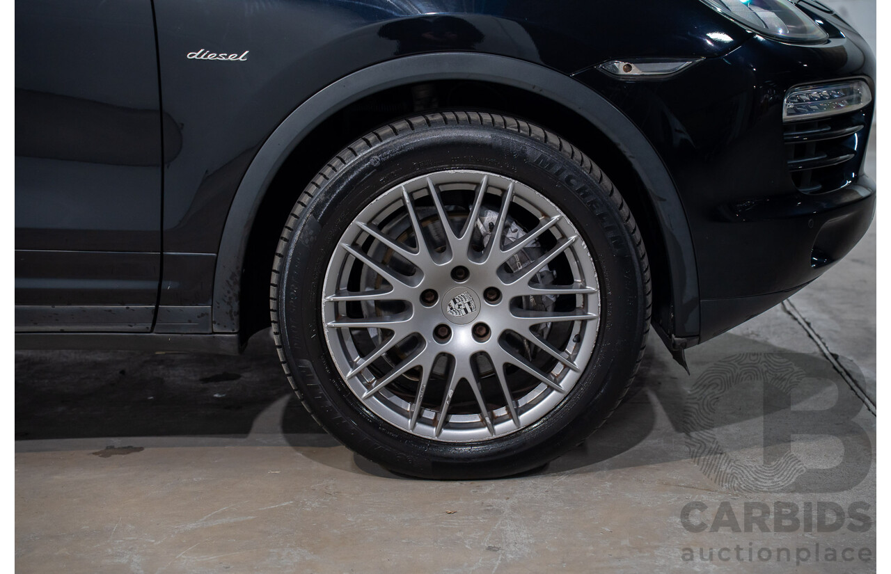07/2011 Porsche Cayenne DIESEL AWD SERIES 2 4D Wagon Jet Black Metallic Diesel Turbo 3.0L
