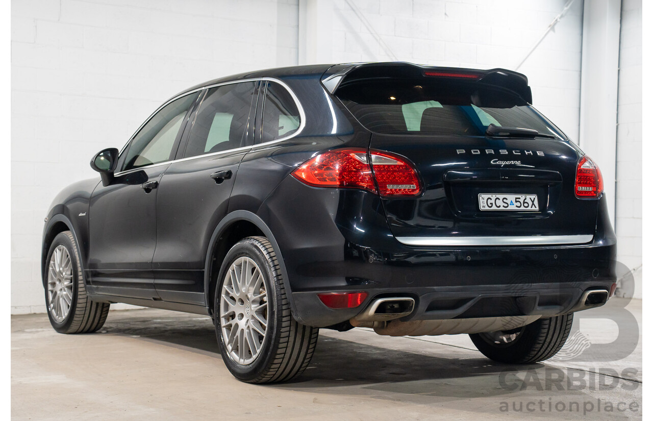 07/2011 Porsche Cayenne DIESEL AWD SERIES 2 4D Wagon Jet Black Metallic Diesel Turbo 3.0L