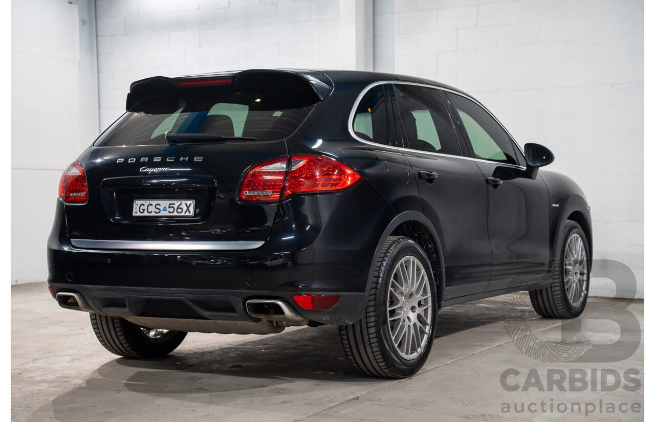 07/2011 Porsche Cayenne DIESEL AWD SERIES 2 4D Wagon Jet Black Metallic Diesel Turbo 3.0L