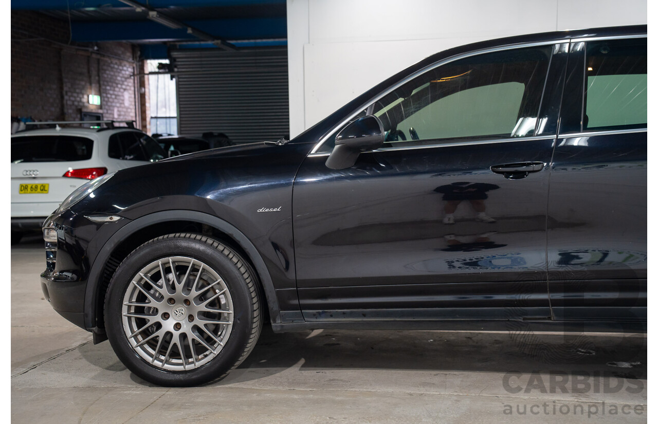 07/2011 Porsche Cayenne DIESEL AWD SERIES 2 4D Wagon Jet Black Metallic Diesel Turbo 3.0L