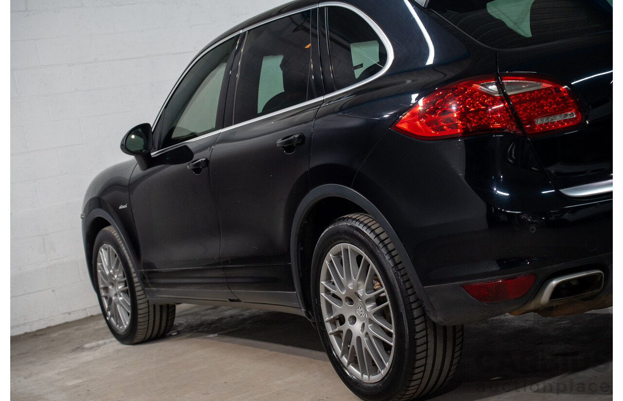 07/2011 Porsche Cayenne DIESEL AWD SERIES 2 4D Wagon Jet Black Metallic Diesel Turbo 3.0L