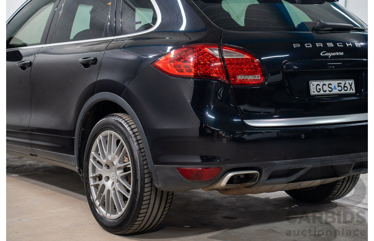 07/2011 Porsche Cayenne DIESEL AWD SERIES 2 4D Wagon Jet Black Metallic Diesel Turbo 3.0L