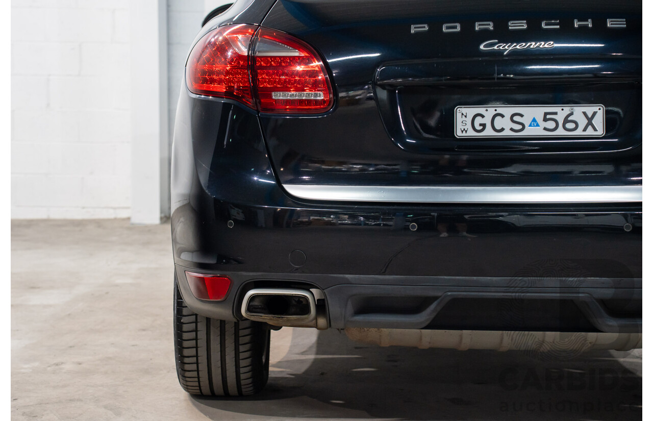 07/2011 Porsche Cayenne DIESEL AWD SERIES 2 4D Wagon Jet Black Metallic Diesel Turbo 3.0L