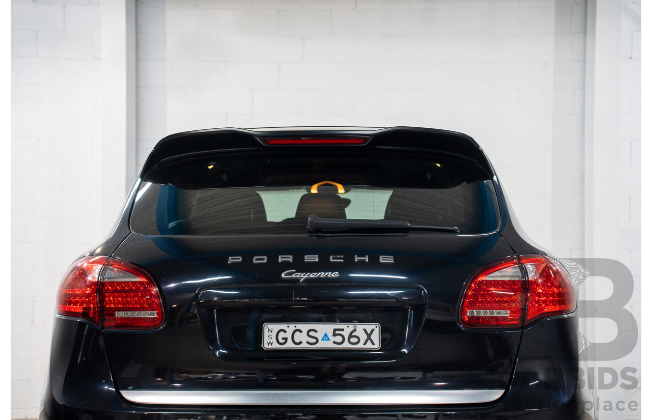 07/2011 Porsche Cayenne DIESEL AWD SERIES 2 4D Wagon Jet Black Metallic Diesel Turbo 3.0L