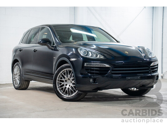 07/2011 Porsche Cayenne DIESEL AWD SERIES 2 4D Wagon Jet Black Metallic Diesel Turbo 3.0L