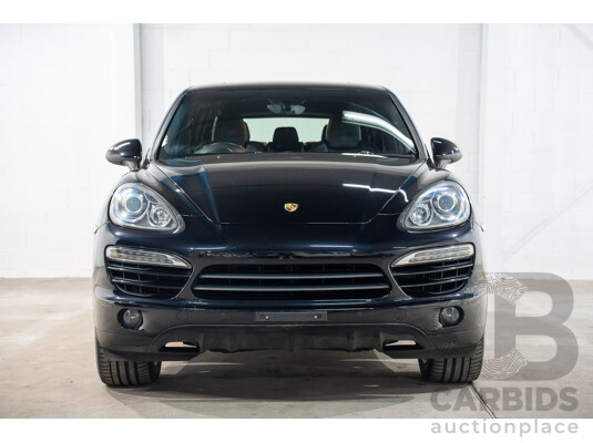 07/2011 Porsche Cayenne Series 2 4d Wagon Jet Black Metallic Diesel Turbo 3.0L