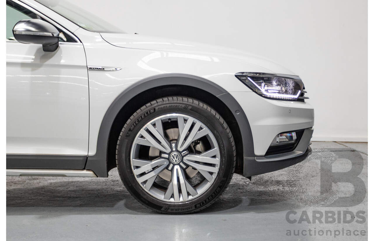 9/2016 Volkswagen Passat Alltrack 140 TDI (AWD) 3C MY16 4d Wagon Pure White Turbo Diesel 2.0L