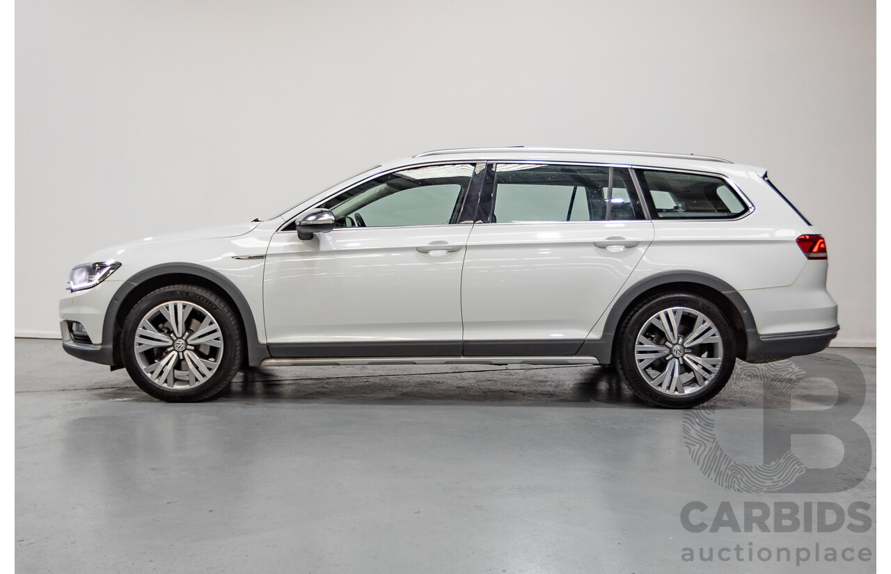 9/2016 Volkswagen Passat Alltrack 140 TDI (AWD) 3C MY16 4d Wagon Pure White Turbo Diesel 2.0L
