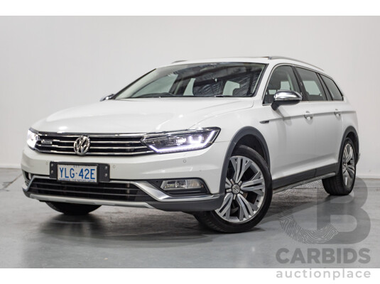 9/2016 Volkswagen Passat Alltrack 140 TDI (AWD) 3C MY16 4d Wagon Pure White Turbo Diesel 2.0L