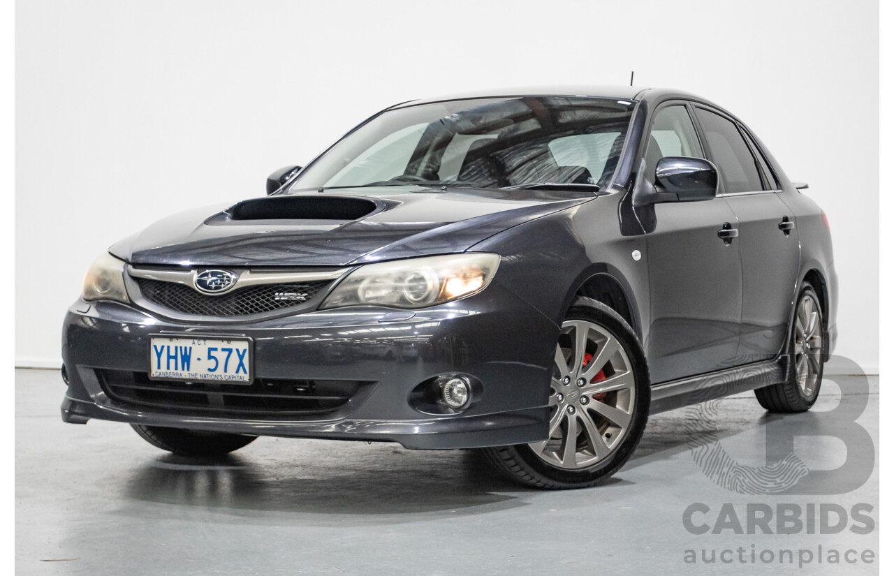 1/2009 Subaru Impreza WRX (AWD) MY09 4d Sedan Grey Turbo 2.5L