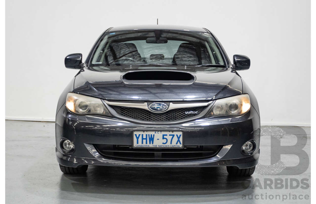 1/2009 Subaru Impreza WRX (AWD) MY09 4d Sedan Grey Turbo 2.5L
