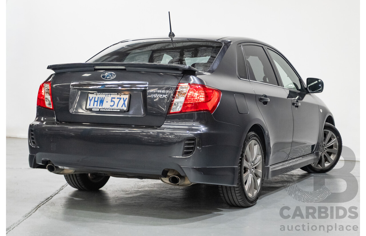 1/2009 Subaru Impreza WRX (AWD) MY09 4d Sedan Grey Turbo 2.5L