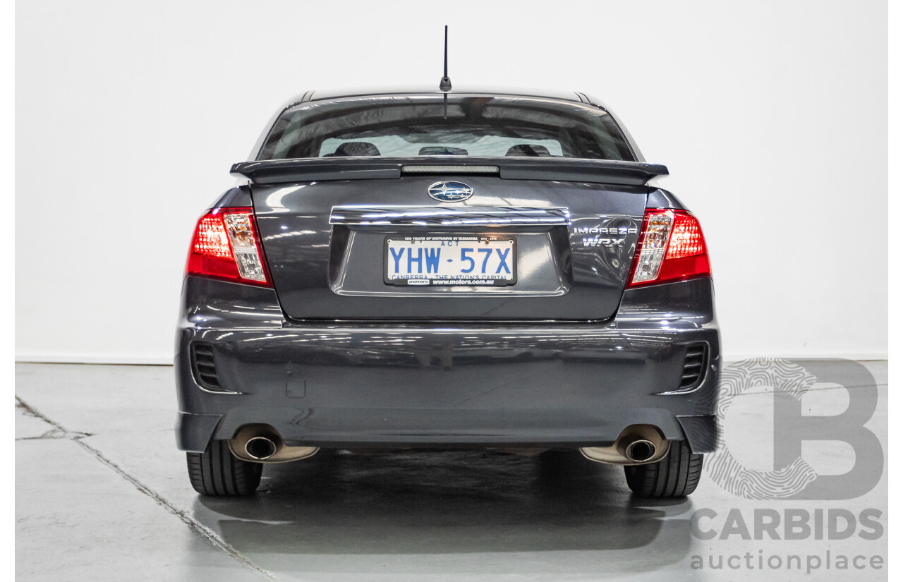 1/2009 Subaru Impreza WRX (AWD) MY09 4d Sedan Grey Turbo 2.5L