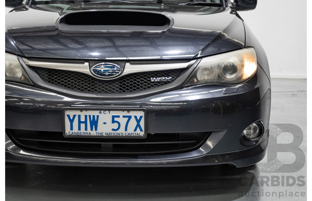 1/2009 Subaru Impreza WRX (AWD) MY09 4d Sedan Grey Turbo 2.5L