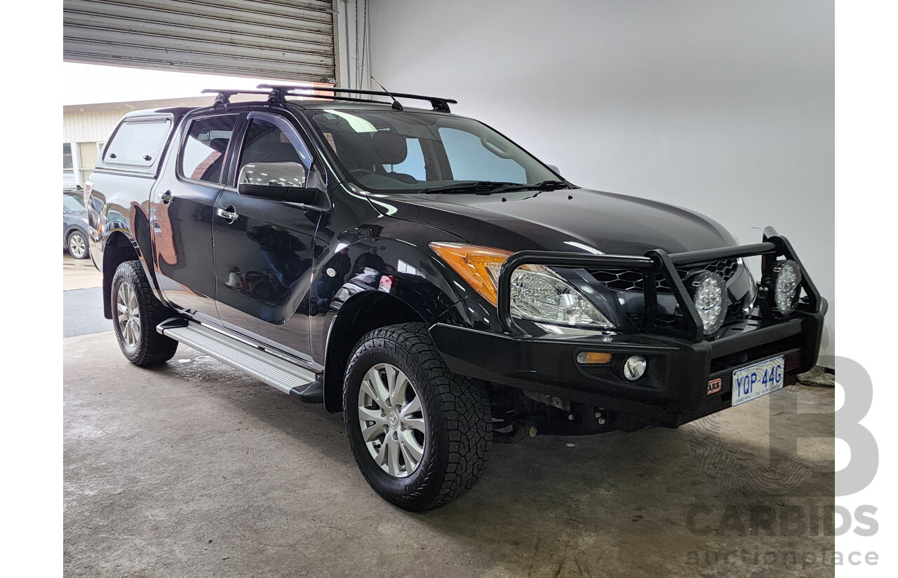 3/2012 Mazda Bt50 XTR (4x4)  Dual Cab Utility Black 3.2L