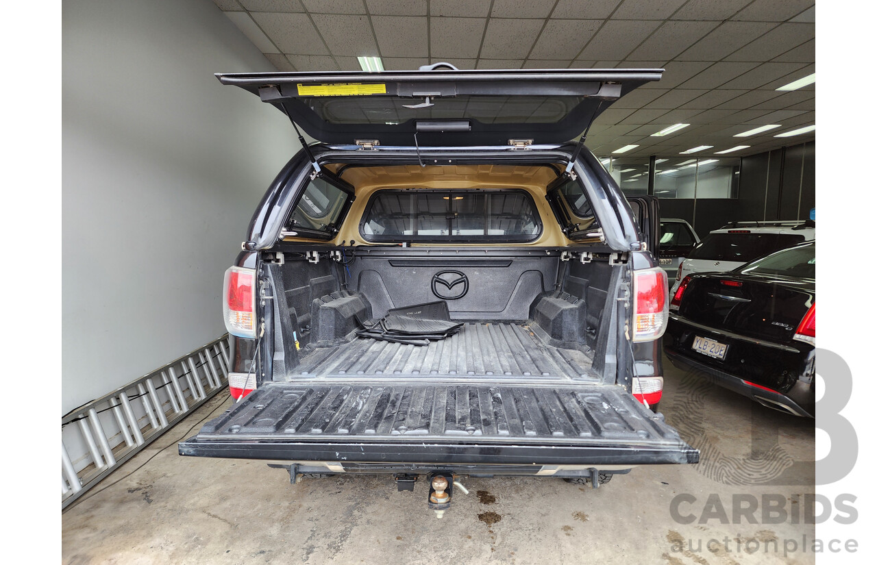 3/2012 Mazda Bt50 XTR (4x4)  Dual Cab Utility Black 3.2L