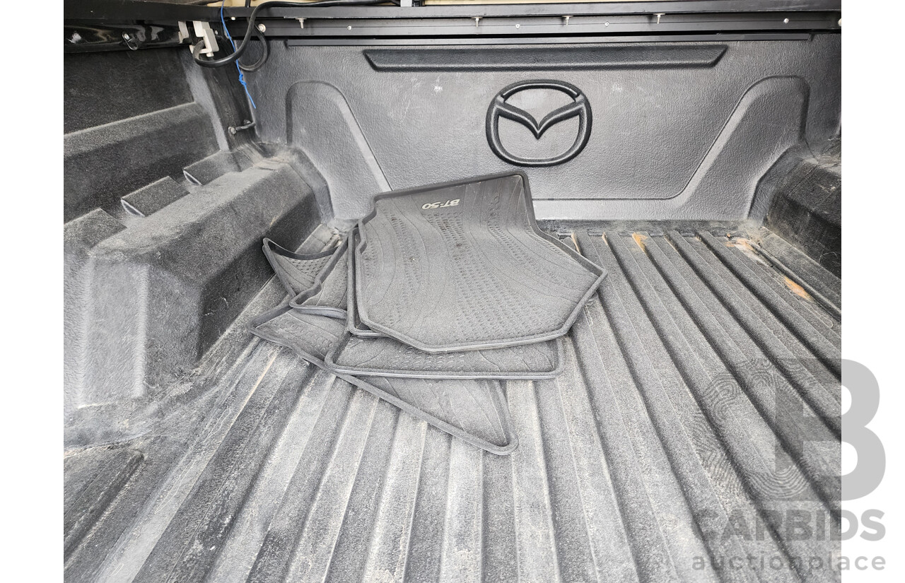 3/2012 Mazda Bt50 XTR (4x4)  Dual Cab Utility Black 3.2L