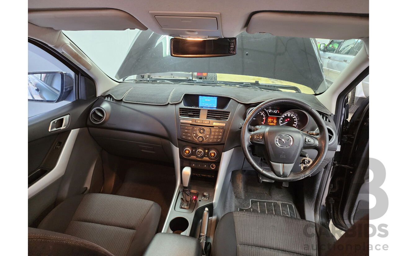 3/2012 Mazda Bt50 XTR (4x4)  Dual Cab Utility Black 3.2L