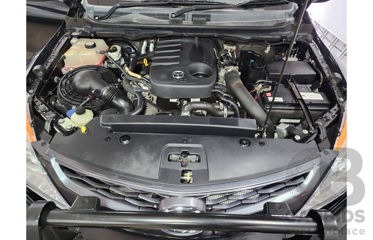 3/2012 Mazda Bt50 XTR (4x4)  Dual Cab Utility Black 3.2L