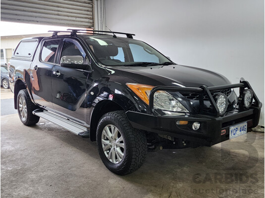 3/2012 Mazda Bt50 XTR (4x4)  Dual Cab Utility Black 3.2L