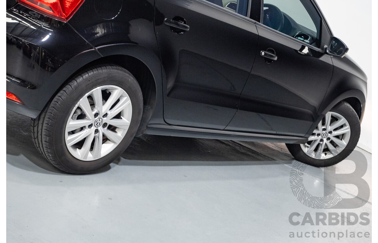 7/2017 Volkswagen Polo 81 TSI Comfortline 6R MY17 5d Hatchback Deep Black Pearlescent Turbo 1.2L