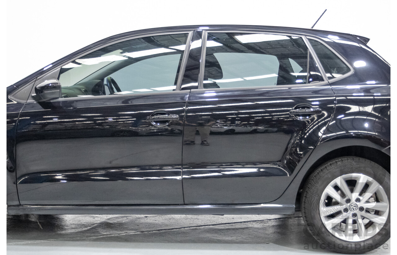 7/2017 Volkswagen Polo 81 TSI Comfortline 6R MY17 5d Hatchback Deep Black Pearlescent Turbo 1.2L