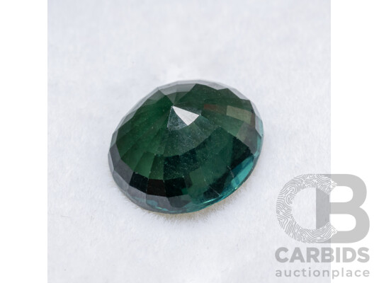 1660544 · 5.05ct Oval Cut Forest Green Tourmaline