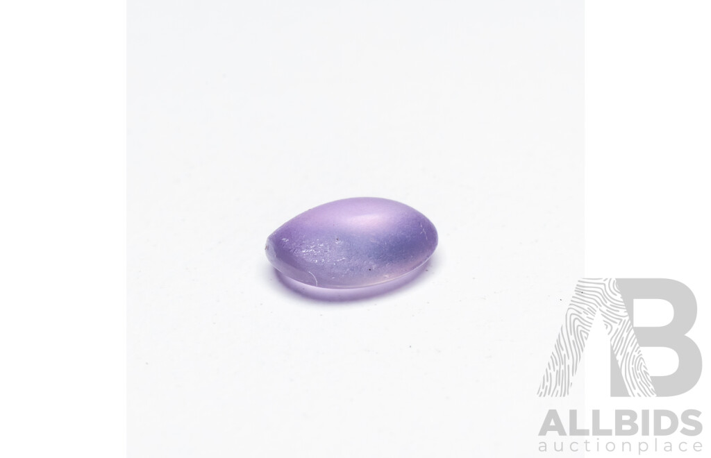 1.16ct Natural Pale Purple Star Sapphire with Gem Report