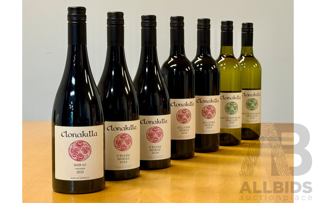 Clonakilla Wine - 13 Bottles - Including 2023 Shiraz Viognier