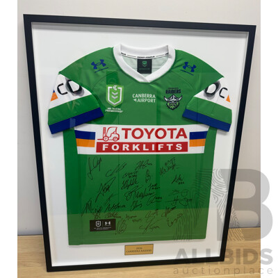 2026 Canberra Raiders Jersey - Signed and Framed