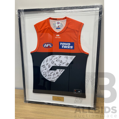 2026 GWS Giants Jersey - Signed and Framed