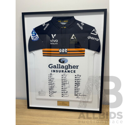 2026 ACT Brumbies Jersey - Signed and Framed