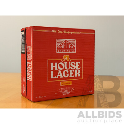 1 Case of Capital Brewing House Lager AND a Capital Brewing Brewery Tour Voucher