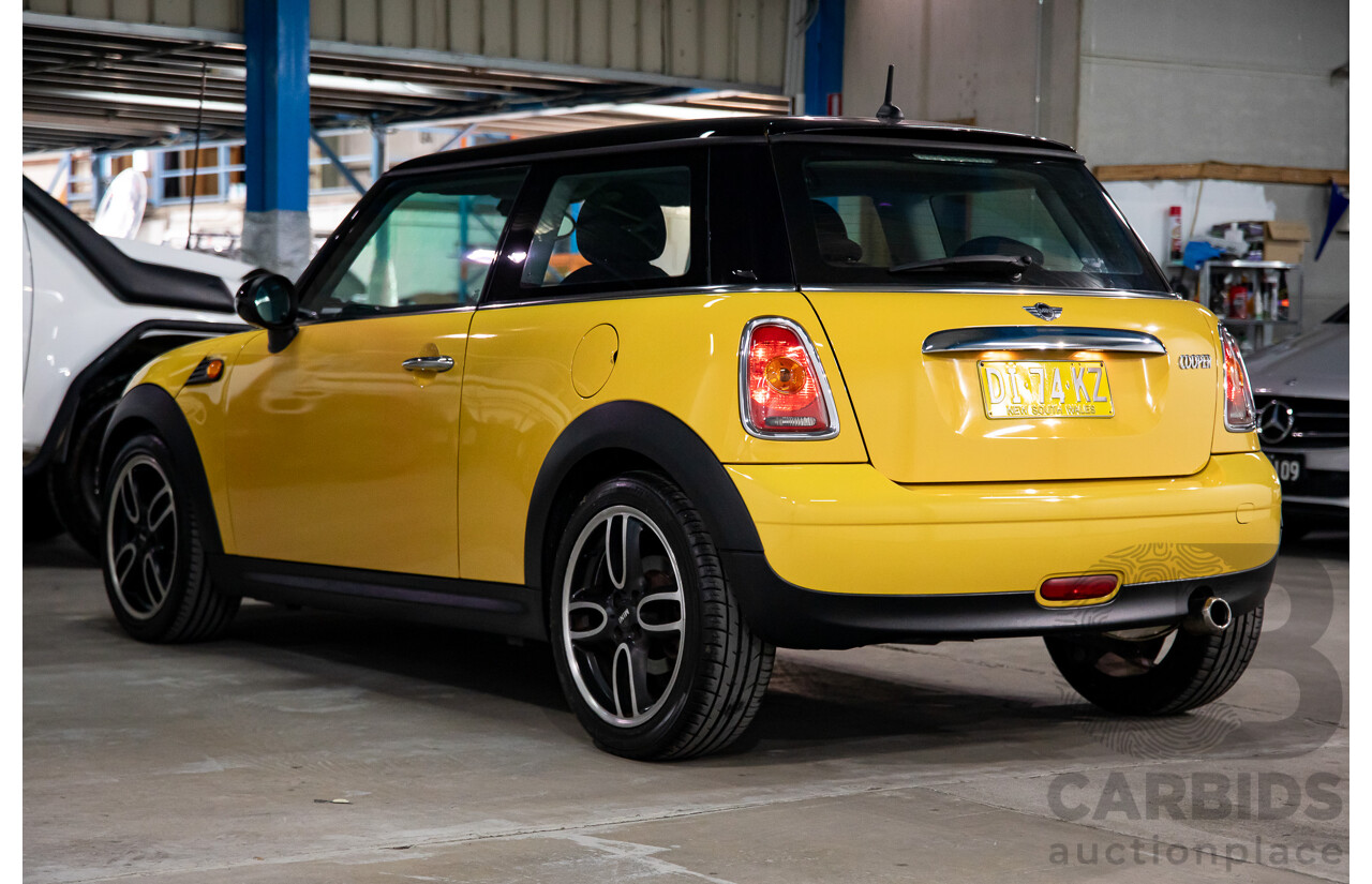 8/2009 Mini Cooper R56 2d Hatchback Mellow Yellow 1.6L